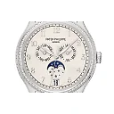 Patek Philippe Complication, 18k White Gold set with 155 diamonds (~1.34 ct), 38mm, Annual Calendar Ref# 4947G-010
