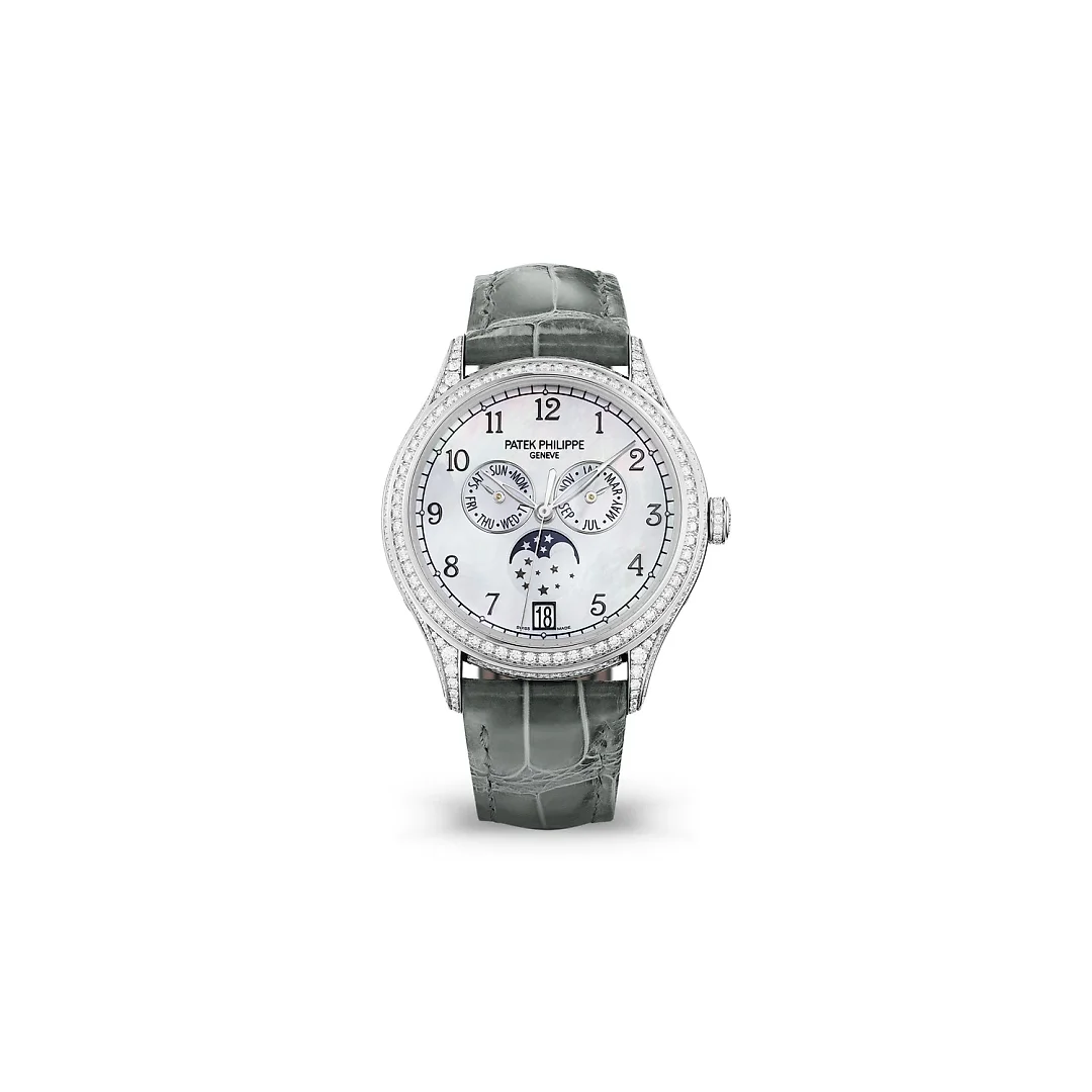 Patek Philippe Complication, 18k White Gold set with 388 diamonds (~2,92 ct), 38mm, Annual Calendar Ref# 4948G-010