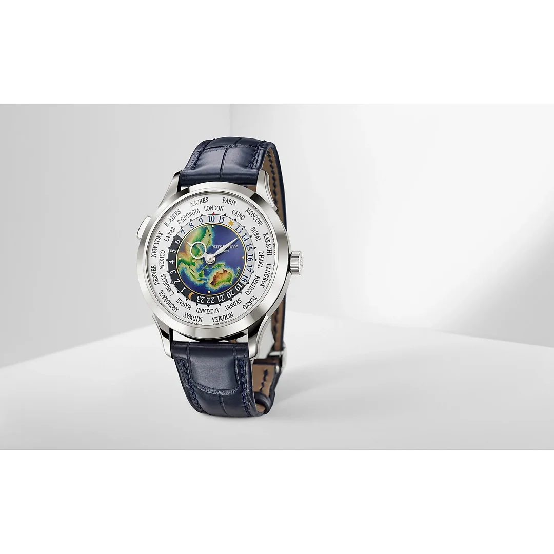 Patek Philippe Complication World Time Rare Handcrafts, 18k White Gold, 38,5mm, Ref# 5231G-001
