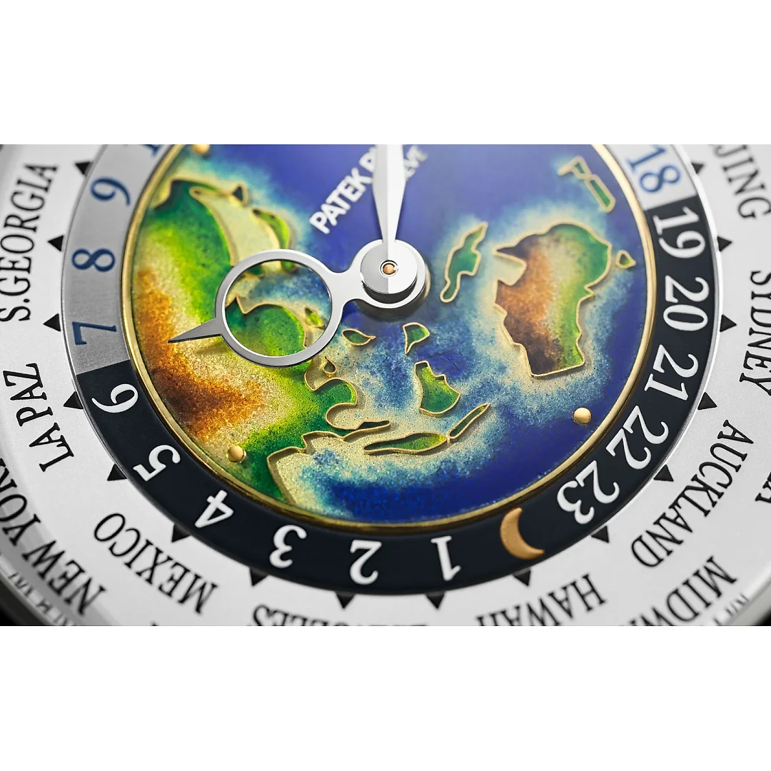 Patek Philippe Complication World Time Rare Handcrafts, 18k White Gold, 38,5mm, Ref# 5231G-001