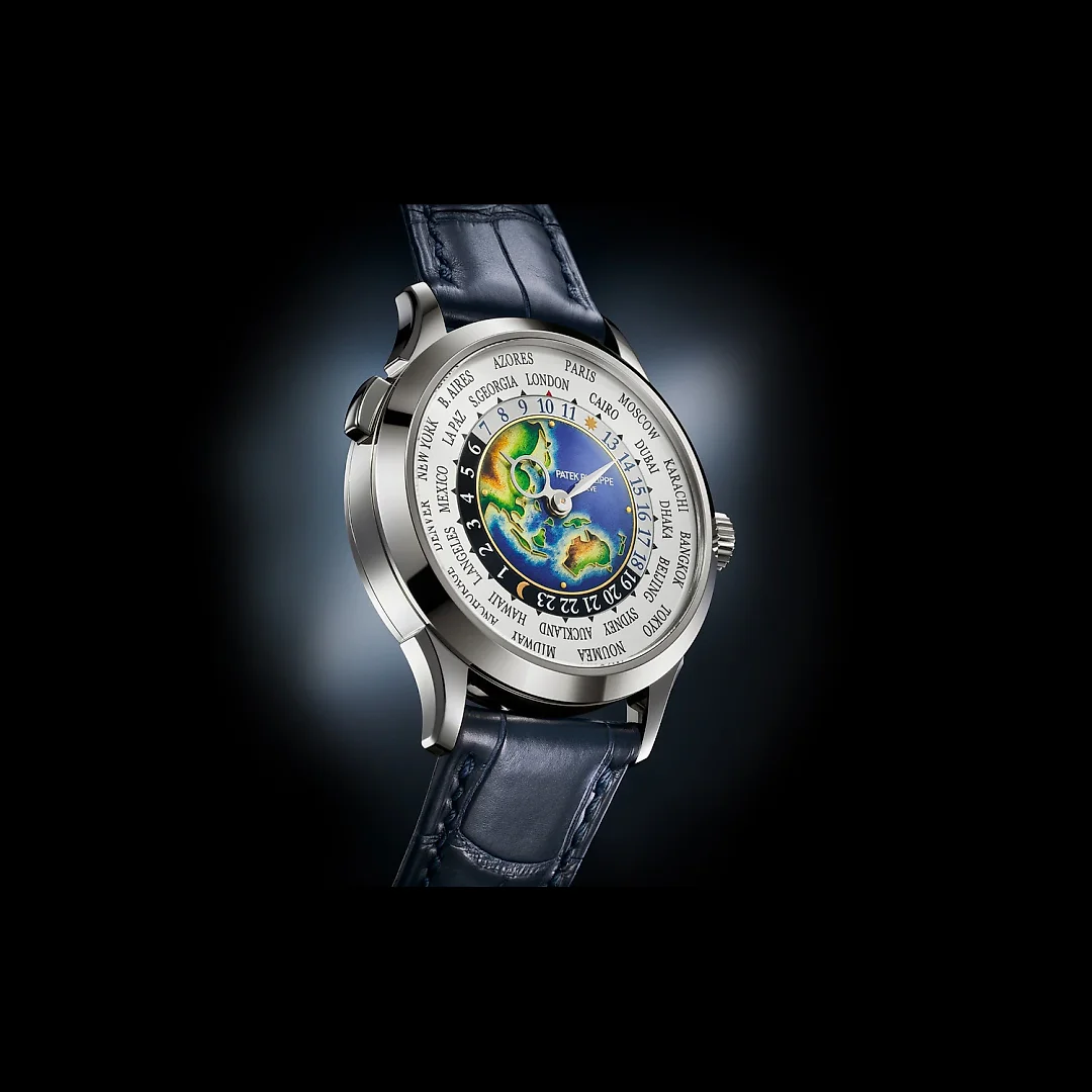 Patek Philippe Complication World Time Rare Handcrafts, 18k White Gold, 38,5mm, Ref# 5231G-001