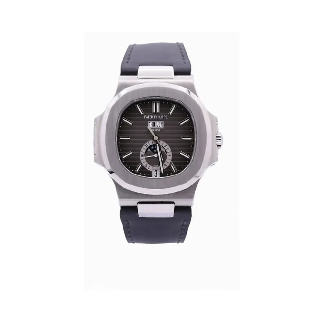 Patek Philippe Nautilus, 40.5mm, Stainless Steel, Black Dial, 5726A-001