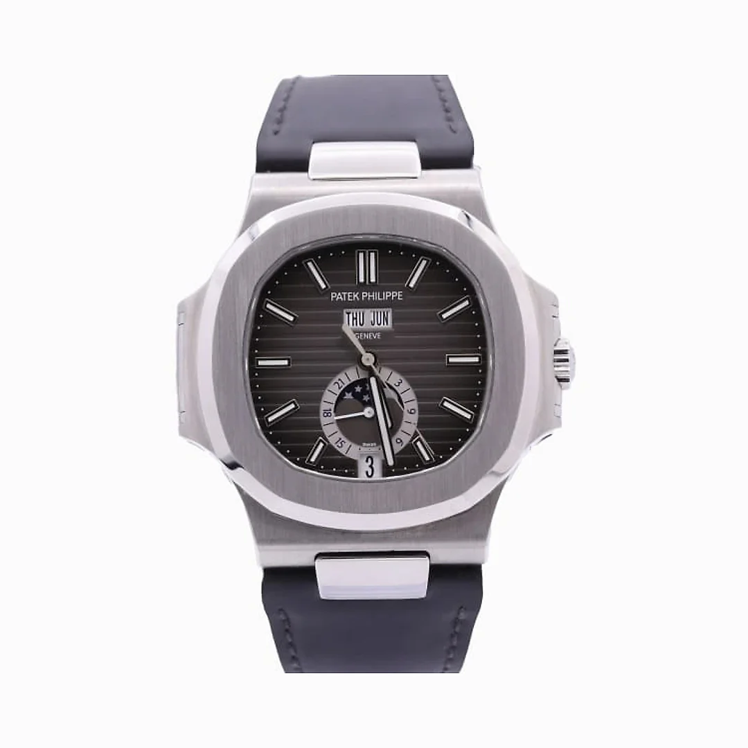Patek Philippe Nautilus, 40.5mm, Stainless Steel, Black Dial, 5726A-001
