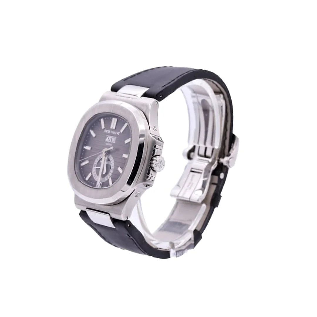 Patek Philippe Nautilus, 40.5mm, Stainless Steel, Black Dial, 5726A-001