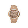Patek Philippe Nautilus – 40mm Rose Gold Diamond Paved Case – Diamond Paved Dial – Diamond Paved Bracelet – 5719/10R-010