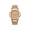 Patek Philippe Nautilus Date Sweep Seconds – 32 mm – Rose Gold – Golden Dial – 7010R-012
