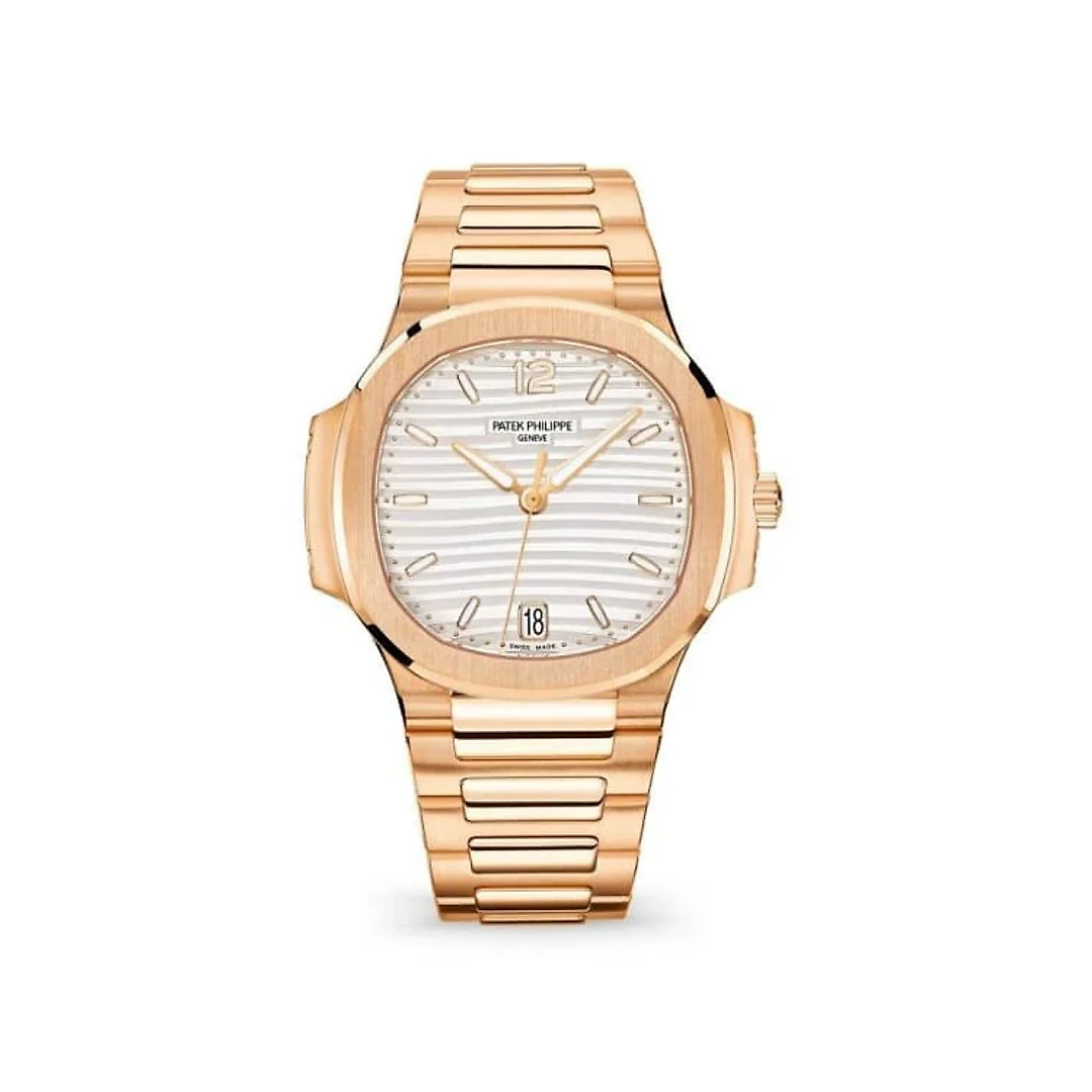 Patek Philippe Nautilus Ladies Automatic Watch, 18k Rose Gold, 35,2mm, Ref# 7118/1R-001