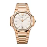 Patek Philippe Nautilus Ladies Automatic Watch, 18k Rose Gold and Diamonds, 35,2mm, Ref# 7118/1200R-001