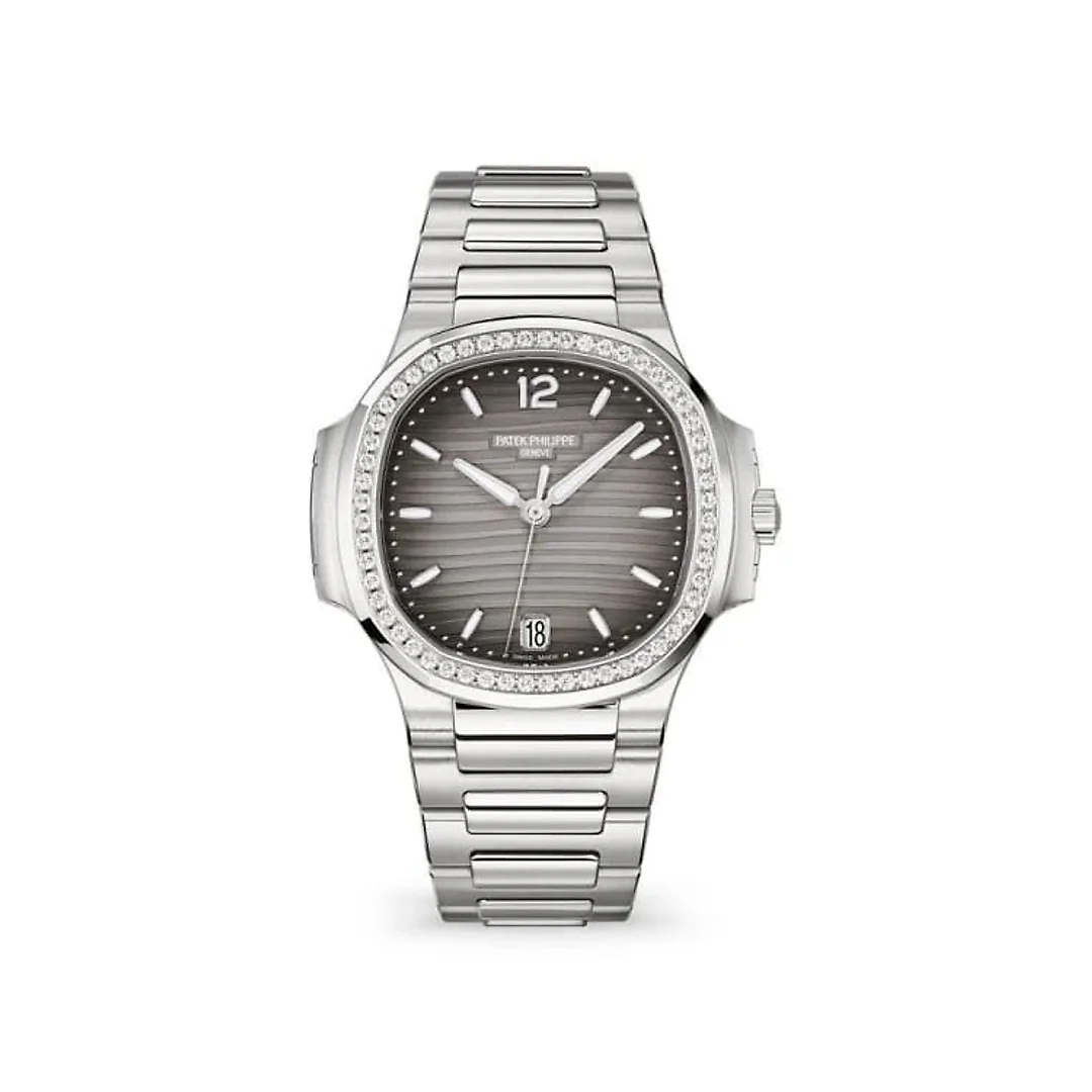 Patek Philippe Nautilus Ladies Automatic Watch, Stainless Steel and Diamonds, 35,2mm, Ref# 71181/200A-011