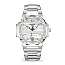 Patek Philippe Nautilus Ladies Automatic Watch, Stainless Steel and Diamonds, 35,2mm, Ref# 7118/1200A-010