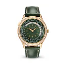 Patek Philippe Womenâ€™s Complication World-Time, 18k Rose Gold set with 89 diamonds (~1.03 ct.), 36mm, Ref# 7130R-014