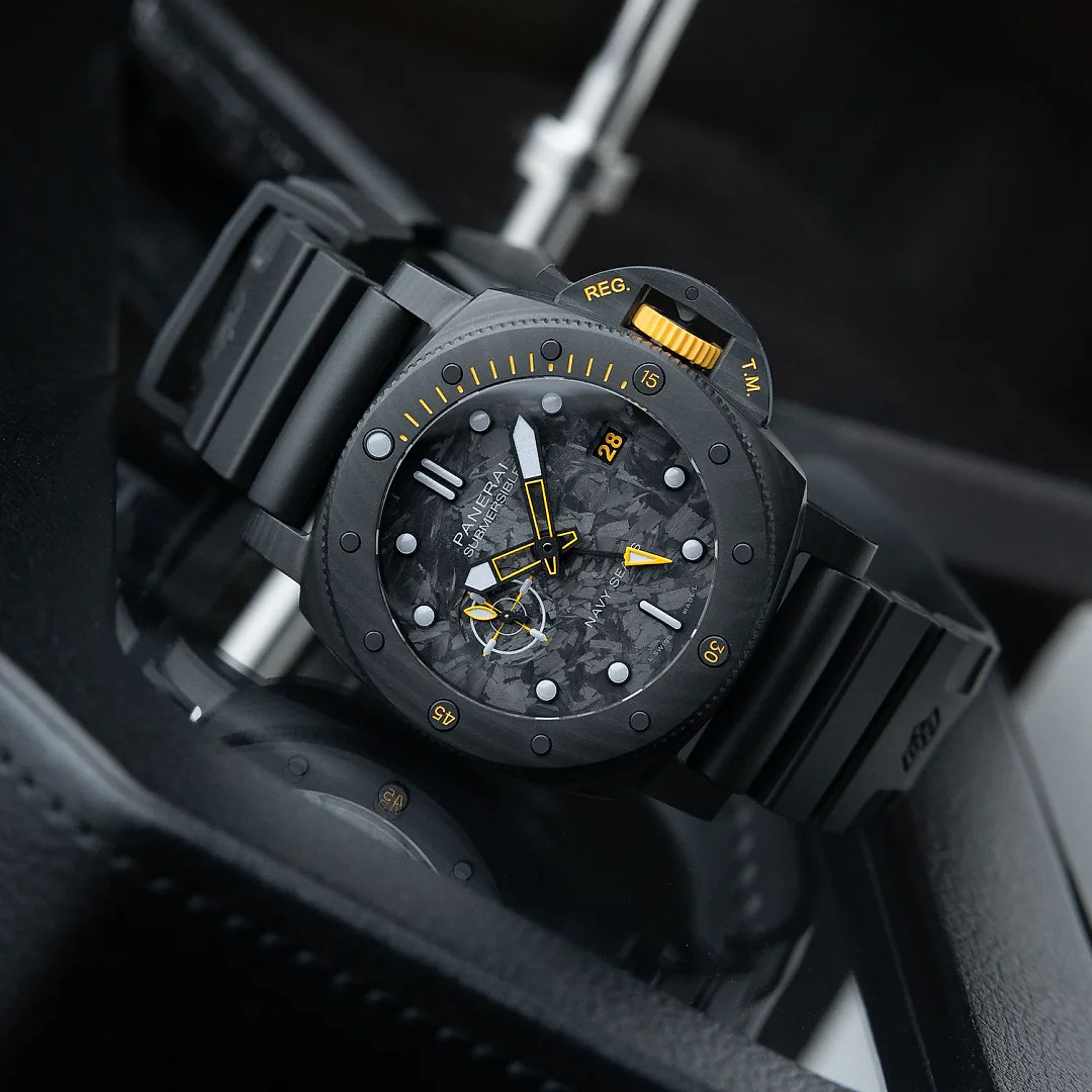 Panerai Submersible GMT Navy Seals Carbotech Black PAM01324