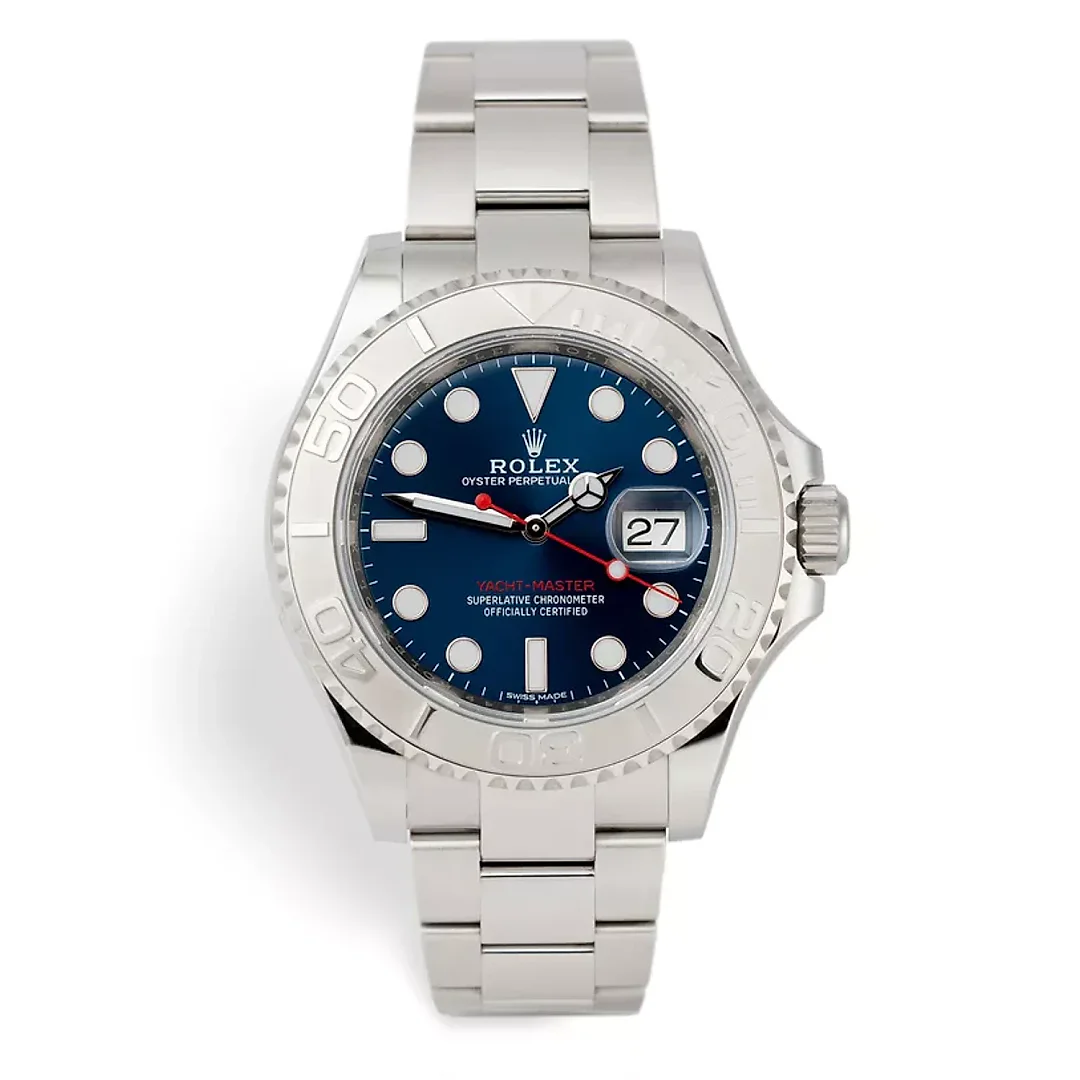 ROLEX 116622 YACHT-MASTER “PLATINUM BEZEL” ROLEX WARRANTY TO 2023