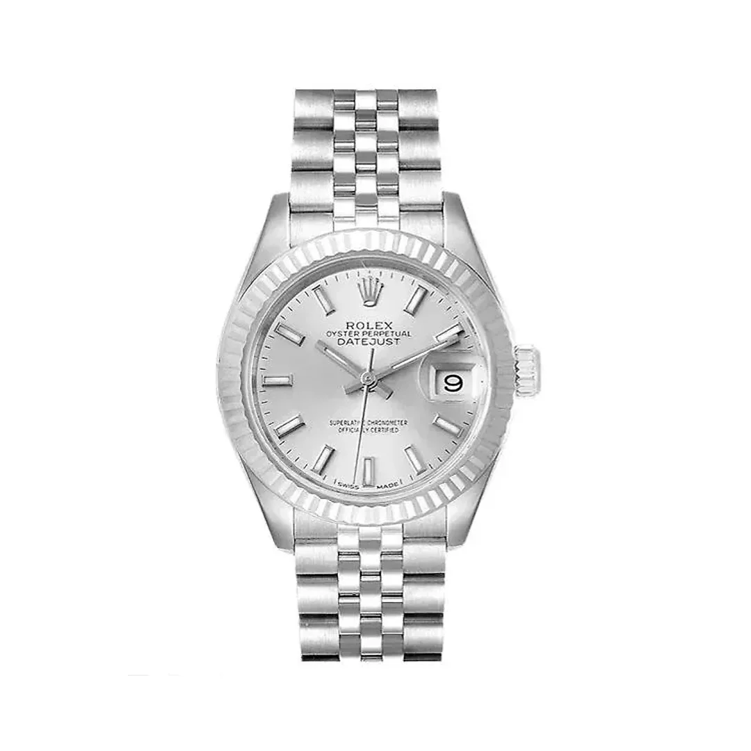Rolex 179174 Diamond Lady Datejust “White Gold Bezel” Mother Of Pearl-White
