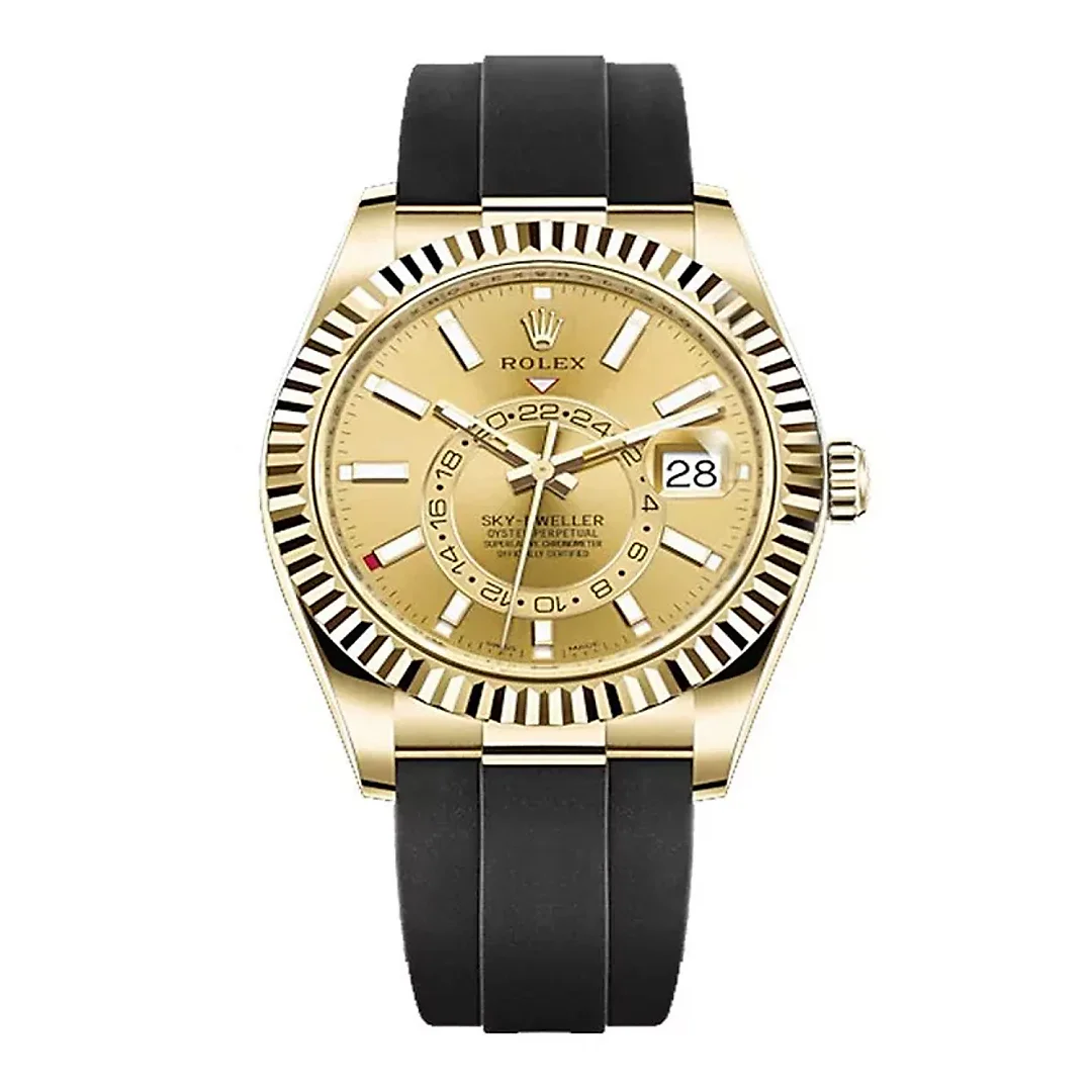 Rolex 326238 Sky Dweller 42mm Gold Kadran