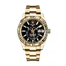 Rolex 326238 Sky-Dweller Yellow Gold Men’s Black Dial Watch