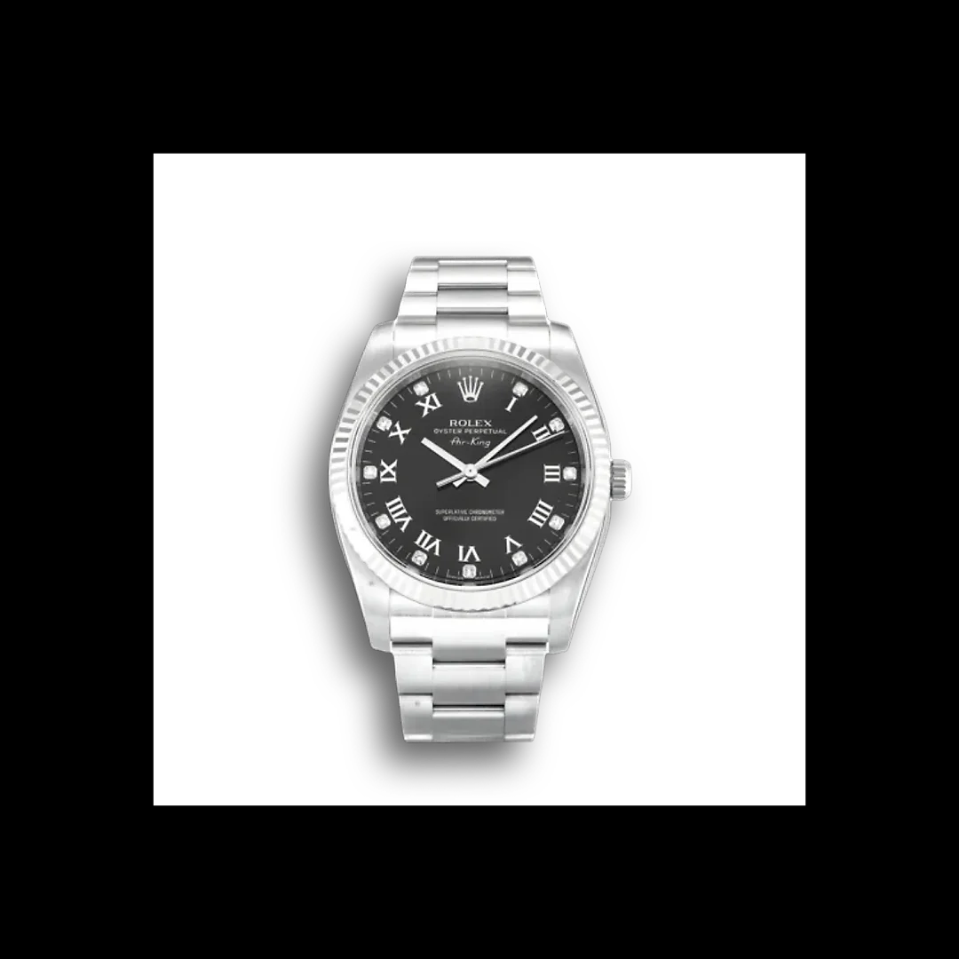 Rolex Air-King 34mm Dial Black Ref.114234