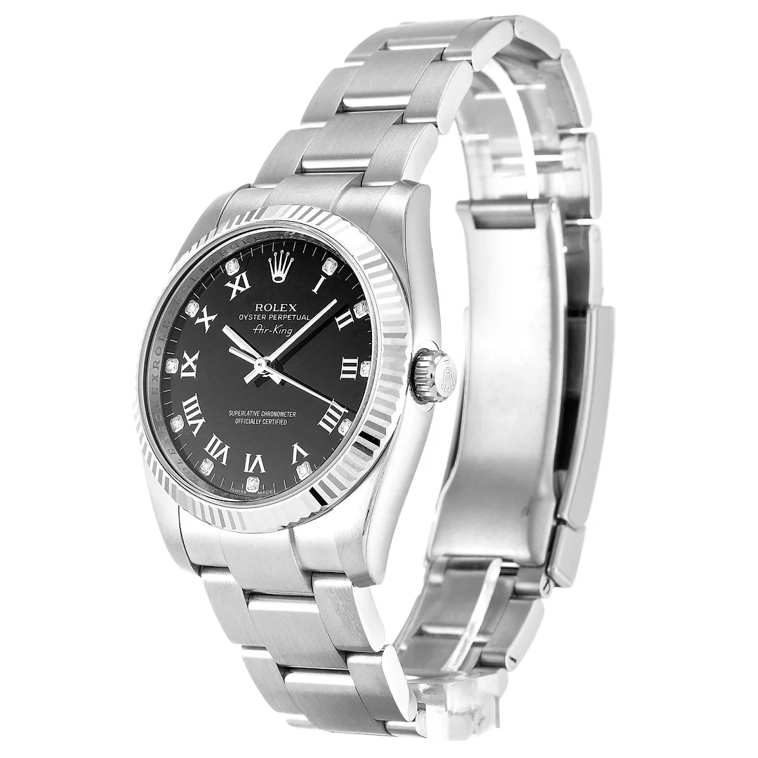 Rolex Air-King 34mm Dial Black Ref.114234