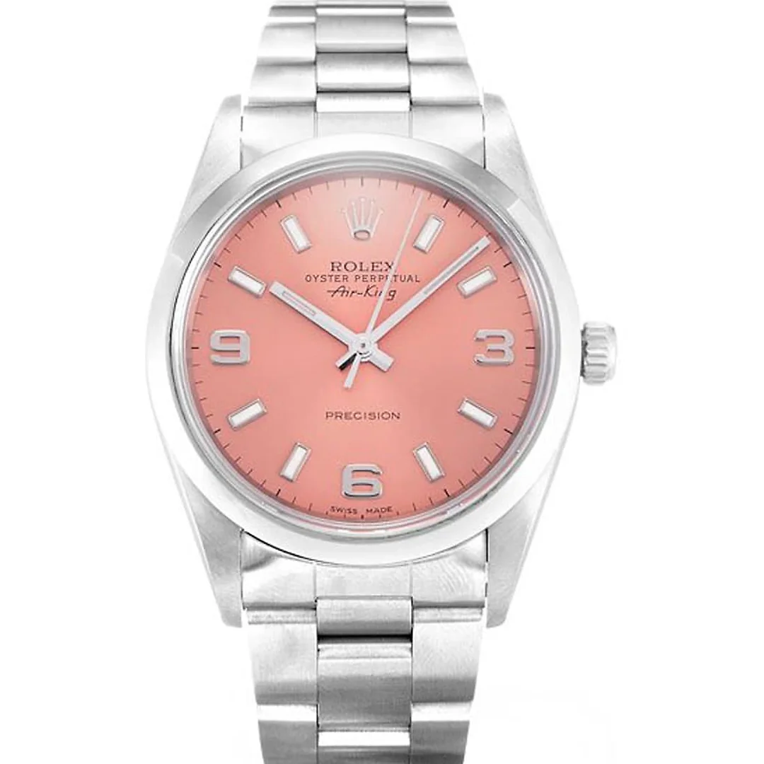 Rolex Air-King 34mm Dial Pink Ref.14000