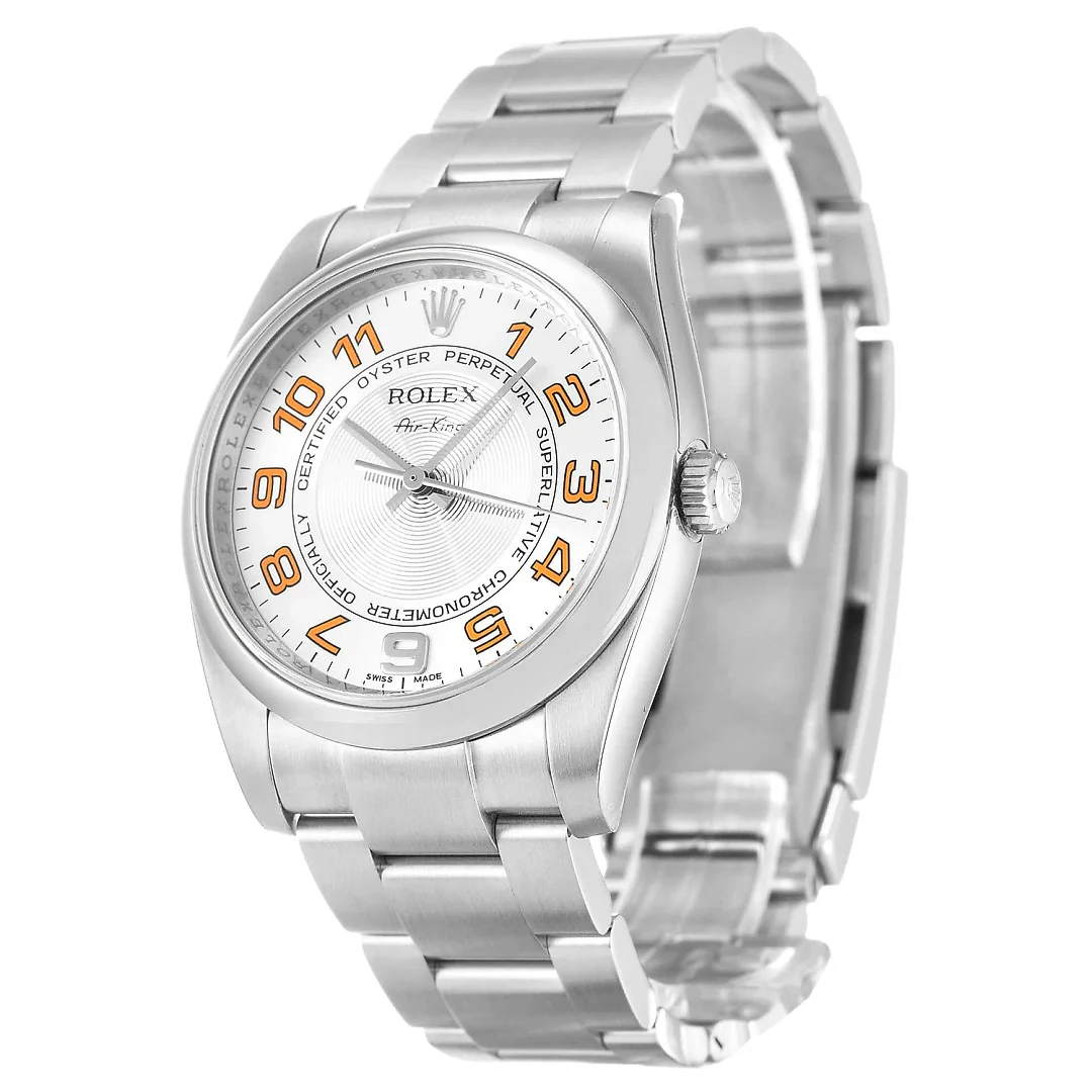 Rolex Air-King 34mm Dial Silver Ref.114200