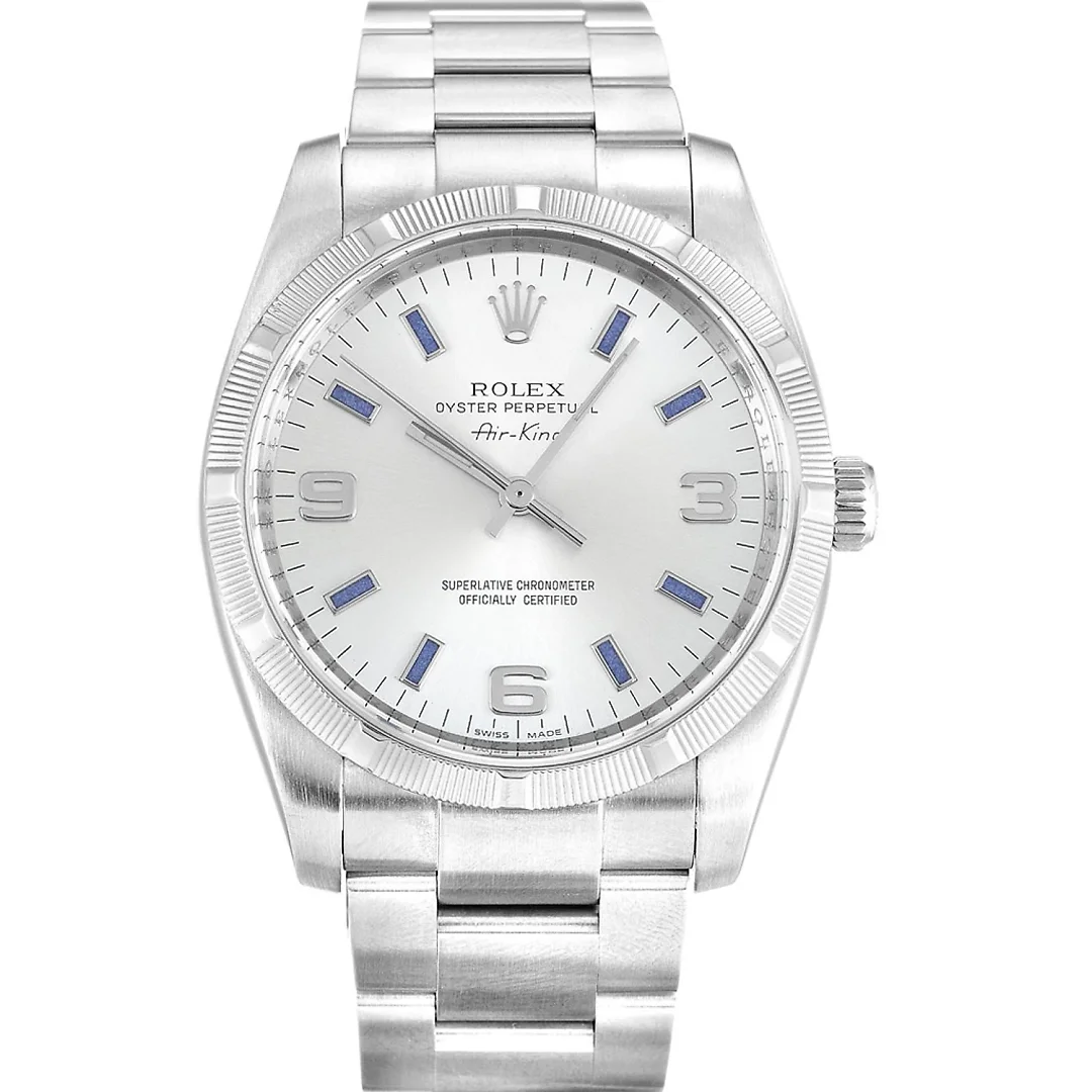 Rolex Air-King 34mm Dial Silver Ref.114210