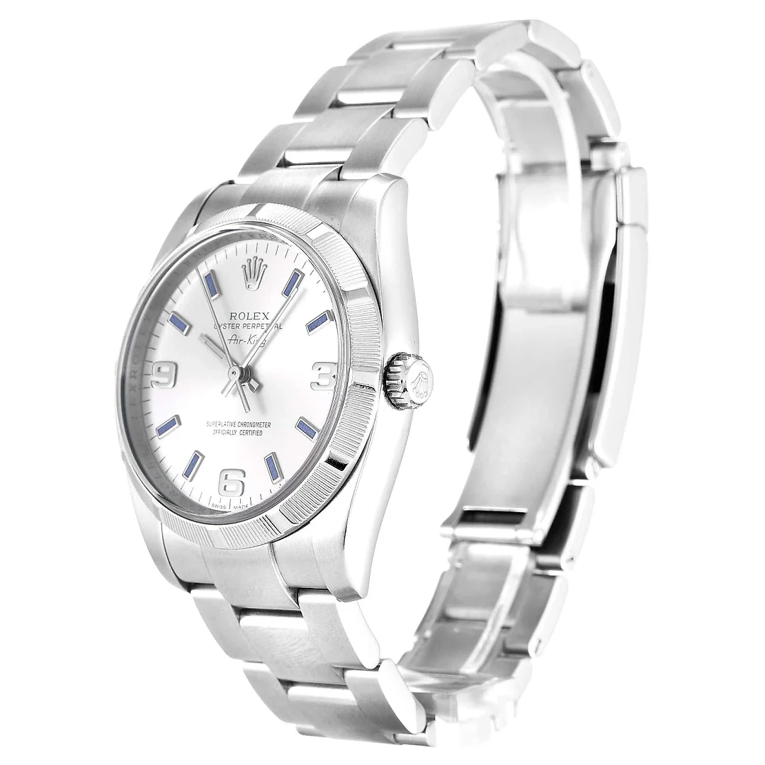 Rolex Air-King 34mm Dial Silver Ref.114210