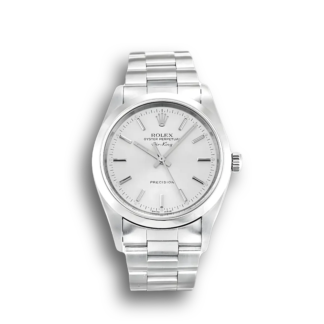 Rolex Air-King 34mm Dial Silver Ref.14000M