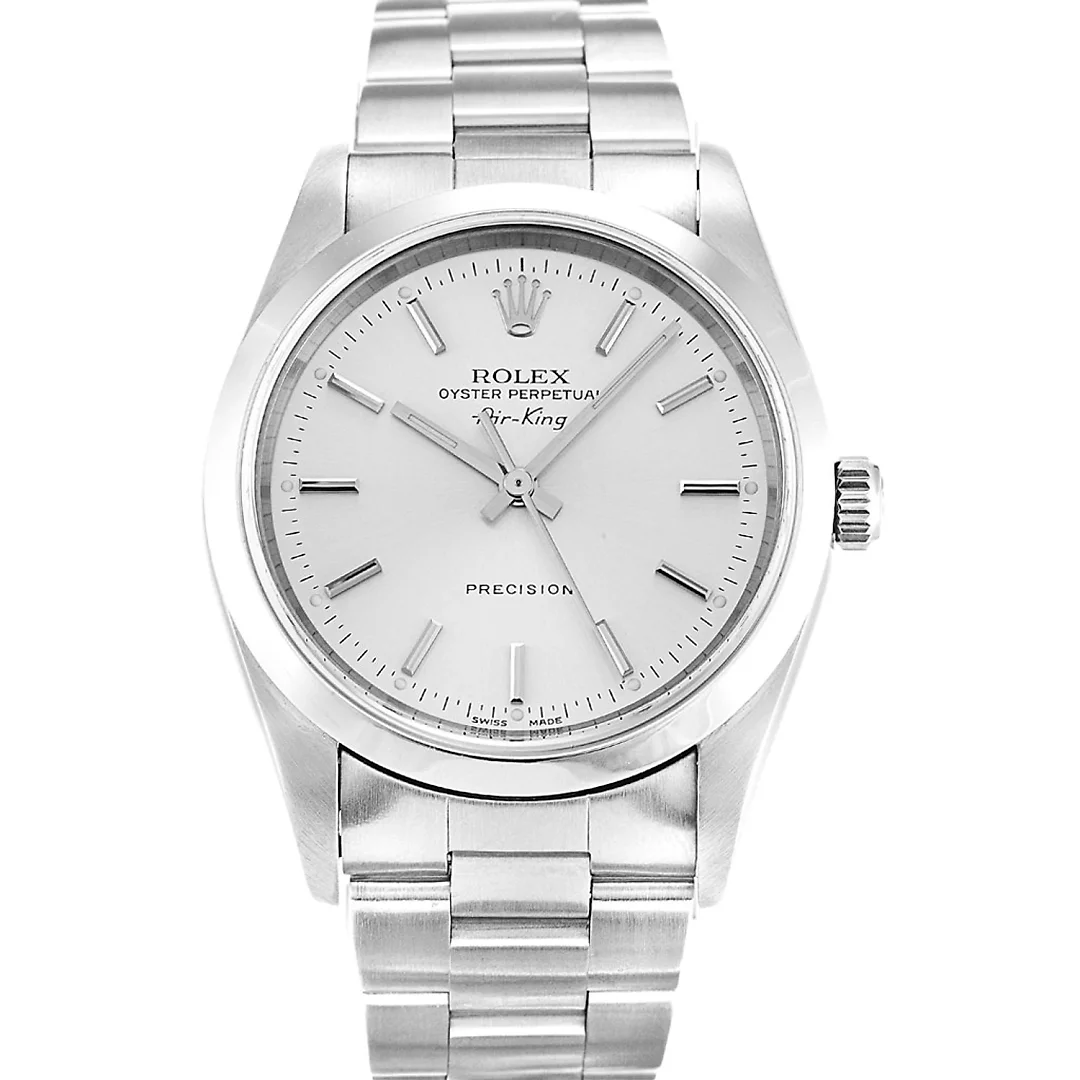 Rolex Air-King 34mm Dial Silver Ref.14000M