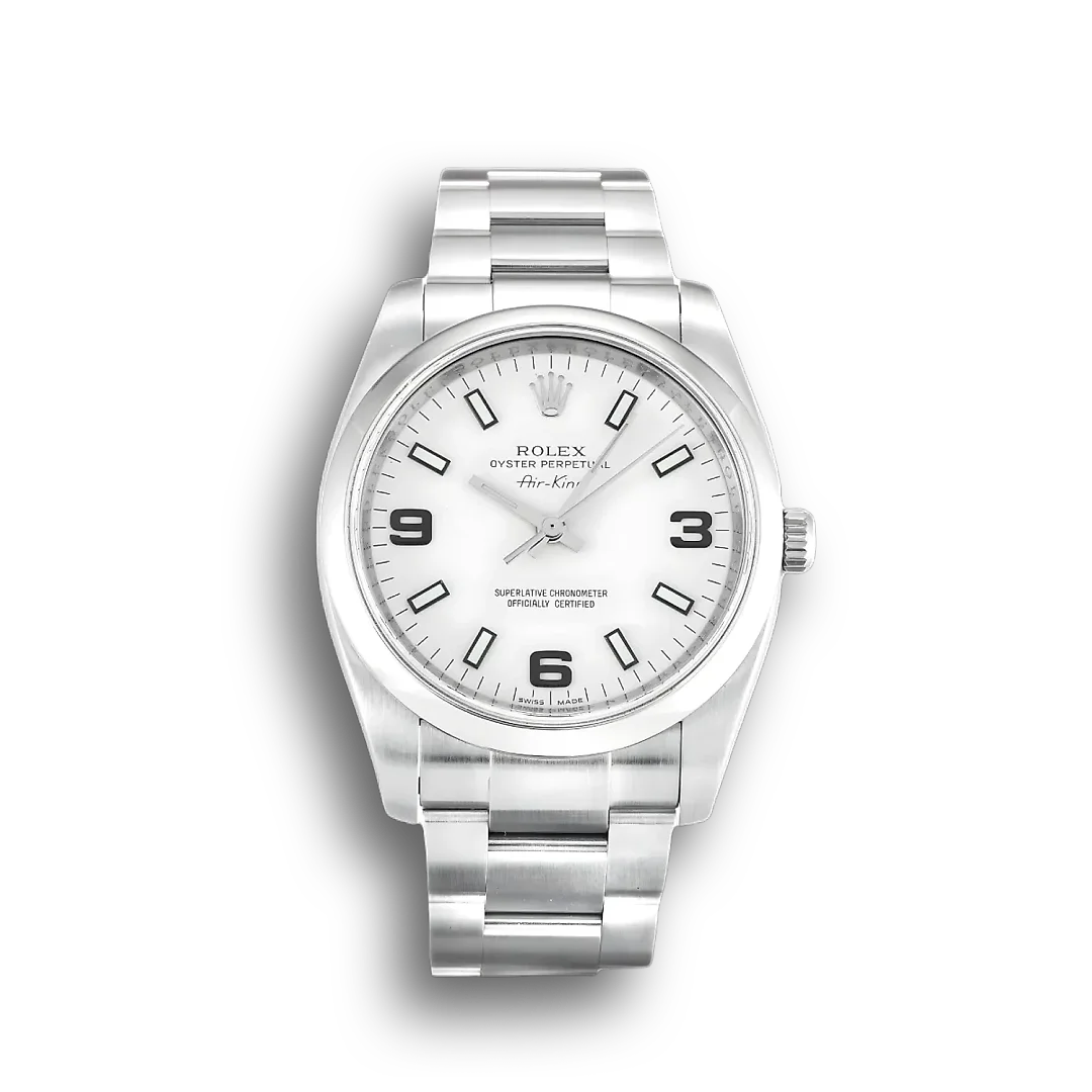 Rolex Air-King 34mm Dial White Ref.114200
