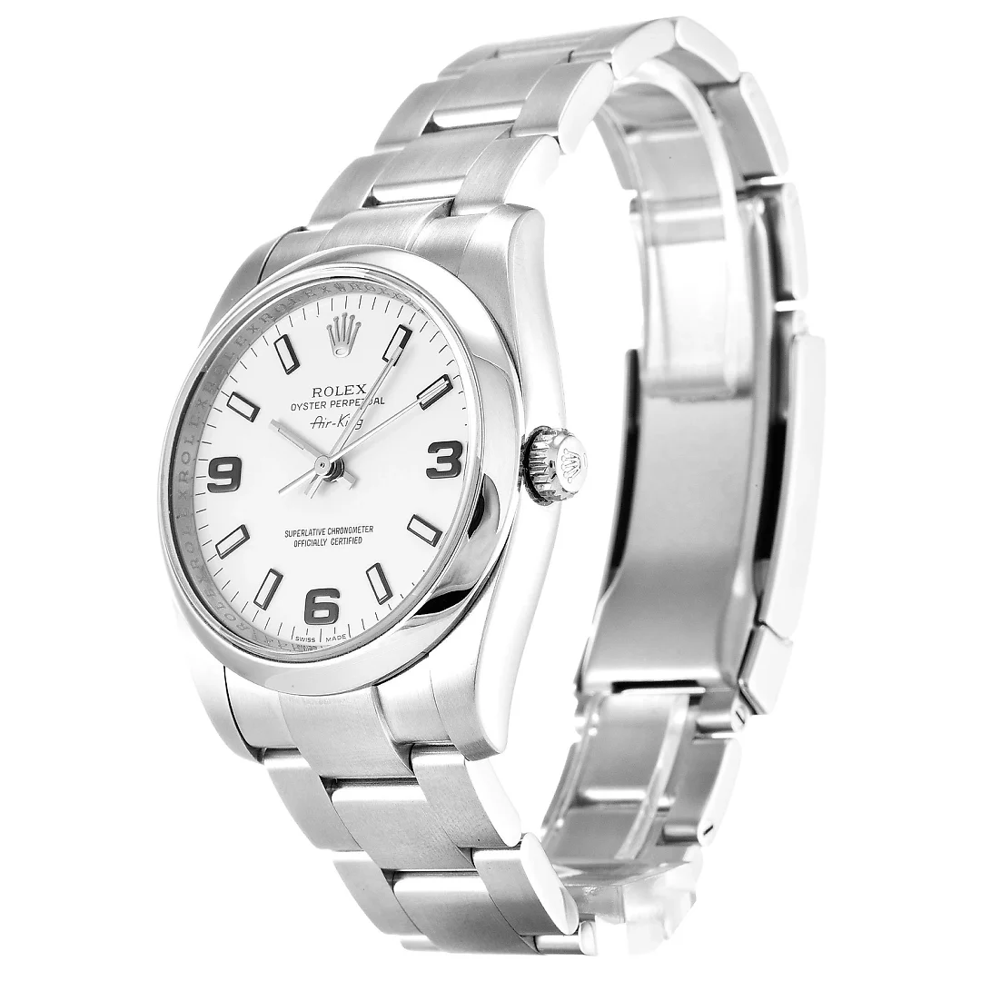 Rolex Air-King 34mm Dial White Ref.114200