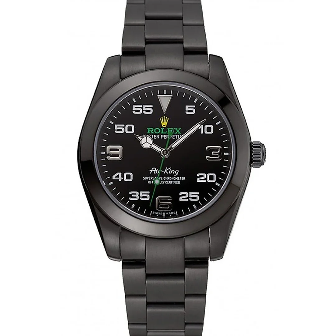 Rolex Air-King 38mm Dial Black Ref.1454019