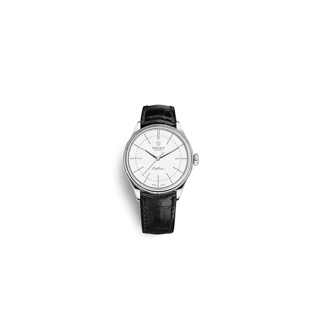 Rolex Cellini Time White Gold White Dial