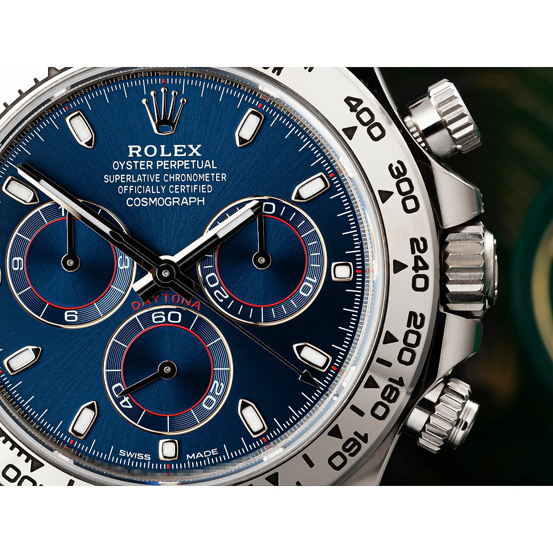 ROLEX COSMOGRAPH DAYTONA WHITE GOLD BLUE DIAL 116509