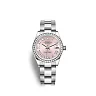 Rolex Datejust 31, Oystersteel, 18kt White Gold and diamonds, Ref# 278384RBR-0023