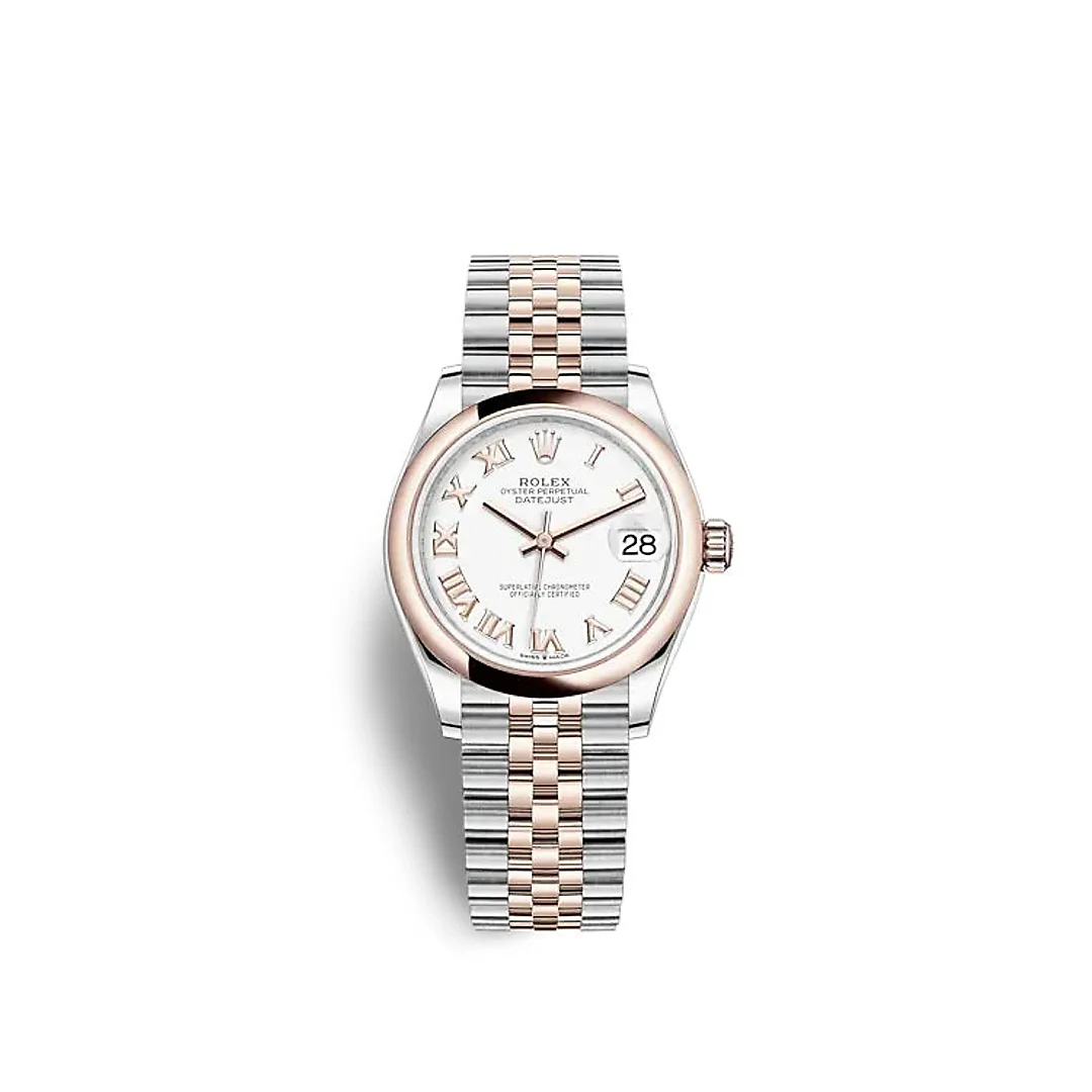 Rolex Datejust 31 Oystersteel and Everose gold Ref# 278241-0002