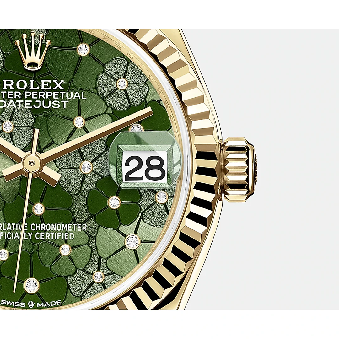 Rolex Datejust 31mm, 18k Yellow Gold and Diamonds, Ref# 278278-0046