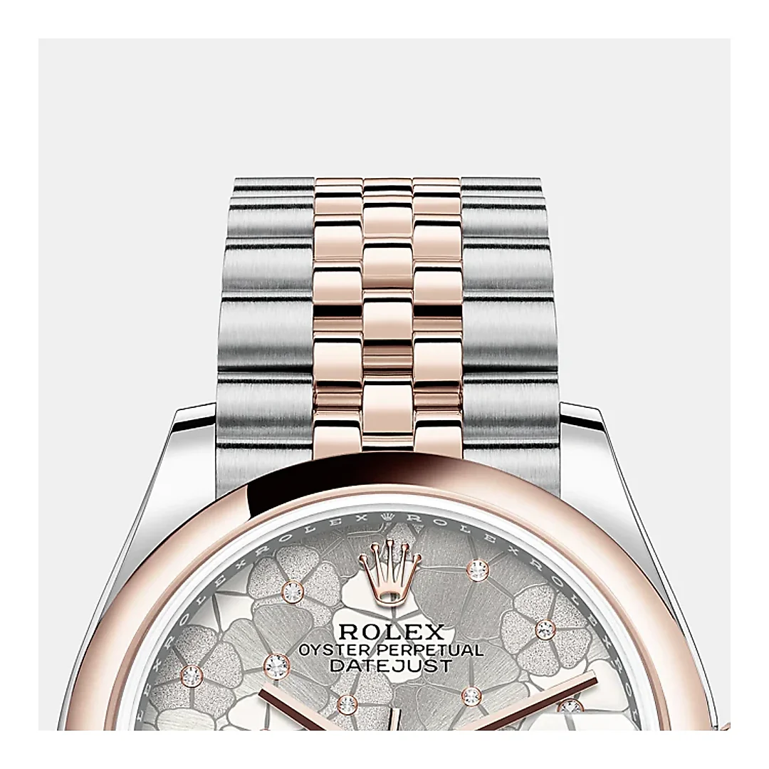 Rolex Datejust 31mm, Oystersteel and 18k Everose Gold and Diamonds, Ref# 278241-0032