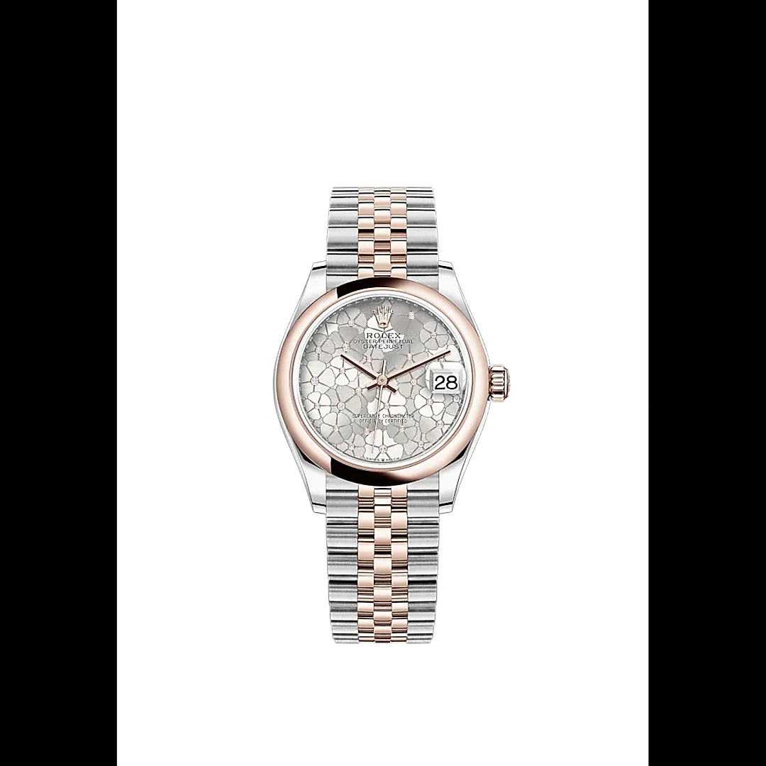 Rolex Datejust 31mm, Oystersteel and 18k Everose Gold and Diamonds, Ref# 278241-0032