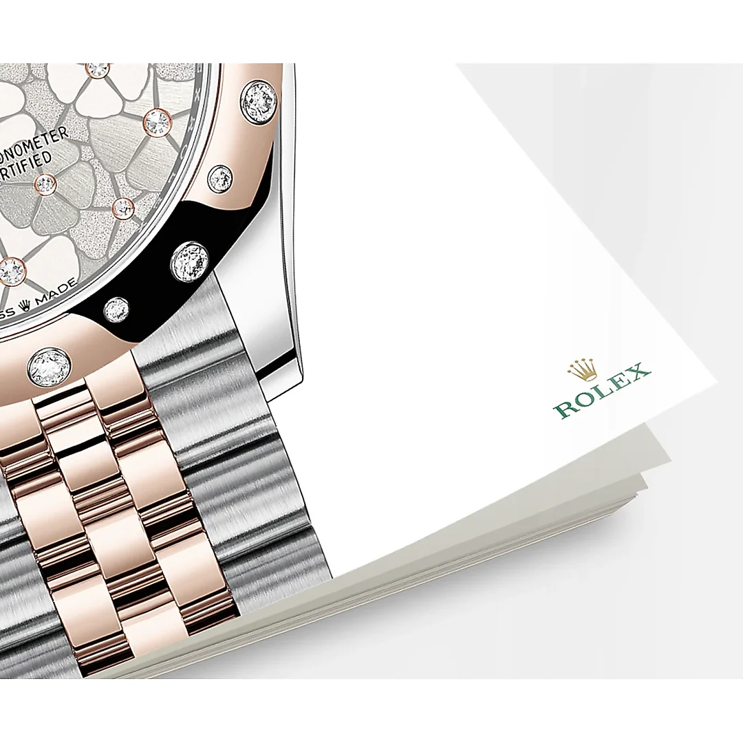 Rolex Datejust 31mm, Oystersteel and 18k Everose Gold with Diamonds, Ref# 278341rbr-0032