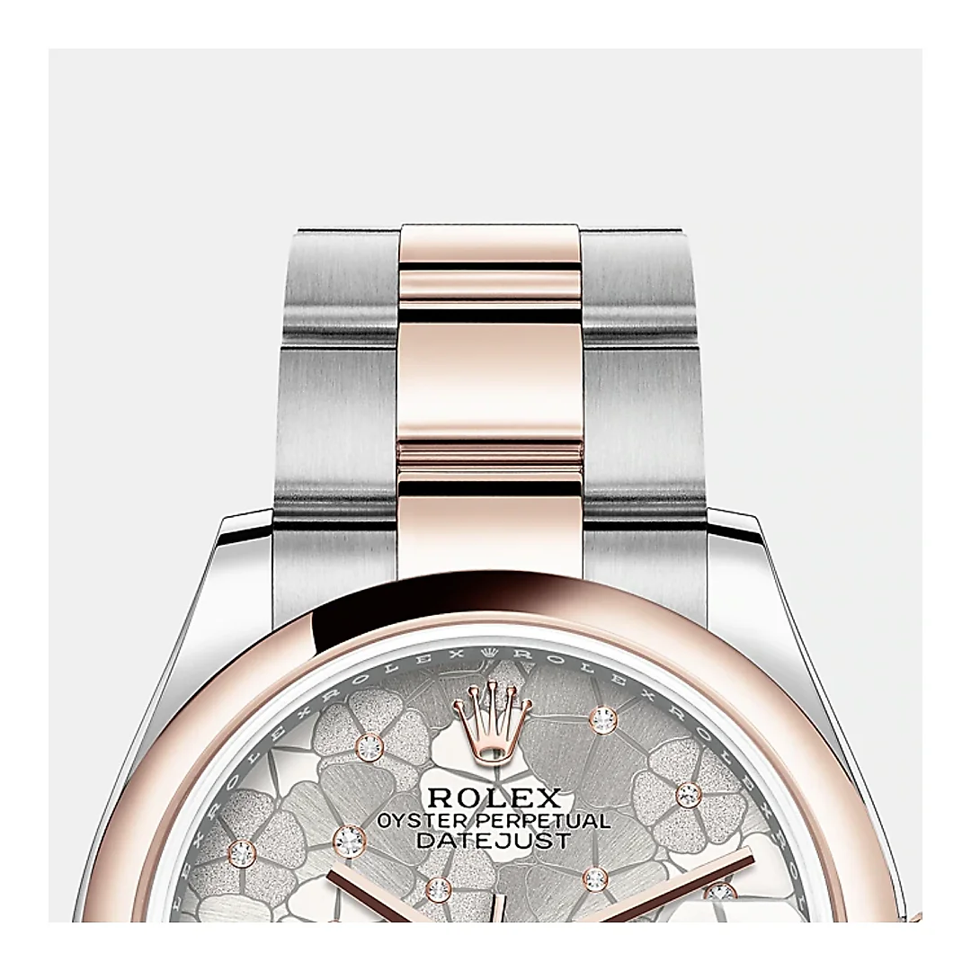 Rolex Datejust 31mm, Oystersteel and 18k Everose Gold and Diamonds, Ref# 278241-0031