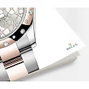 Rolex Datejust 31mm, Oystersteel and 18k Everose Gold with Diamonds, Ref# 278341rbr-0031