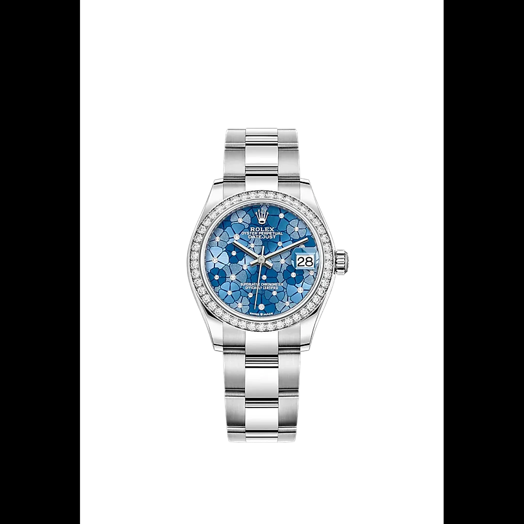 Rolex Datejust 31mm, Oystersteel and 18k White Gold with Diamonds, Ref# 278384rbr-0039