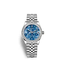 Rolex Datejust 31mm, Oystersteel and 18k White Gold with Diamonds, Ref# 278384rbr-0040