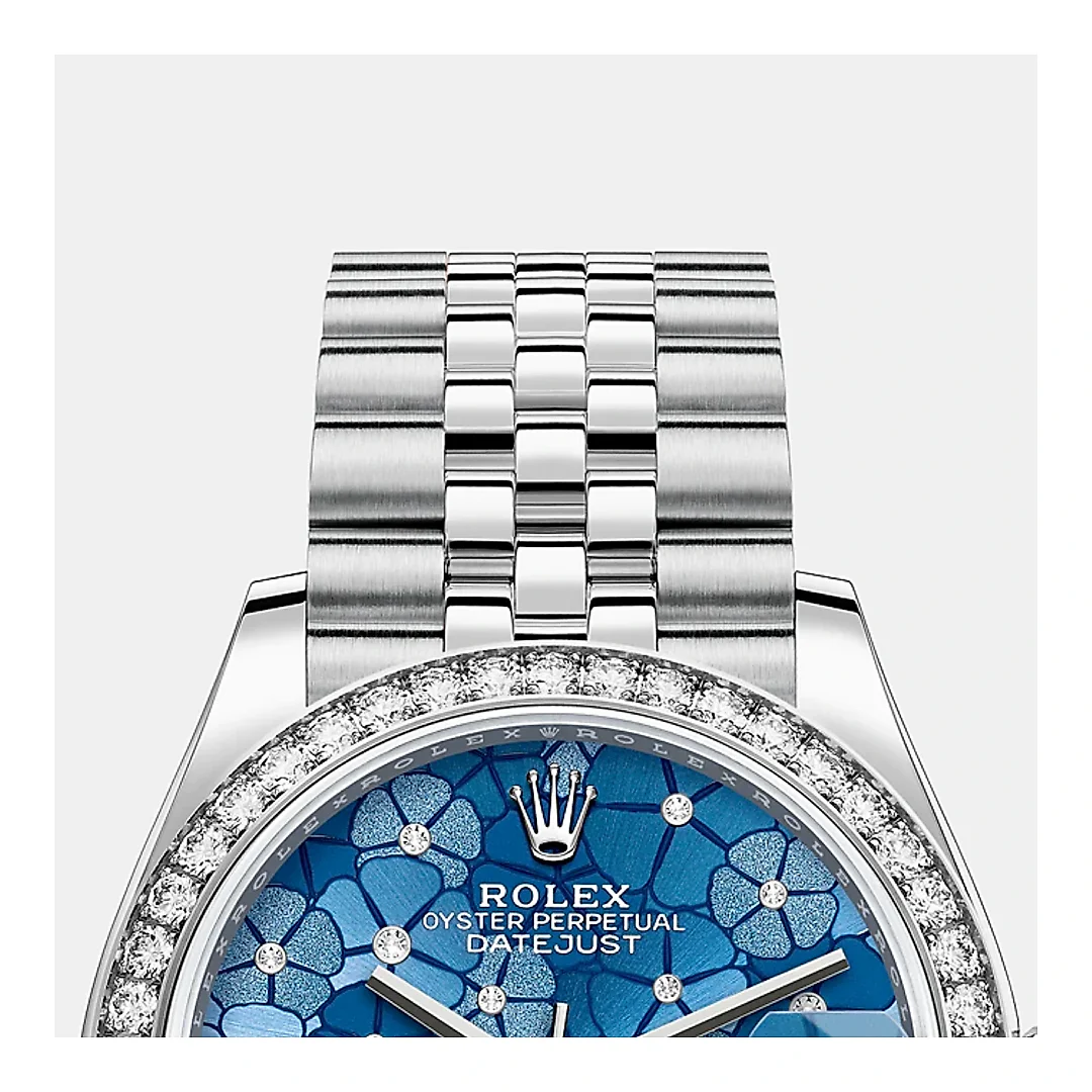 Rolex Datejust 31mm, Oystersteel and 18k White Gold with Diamonds, Ref# 278384rbr-0040