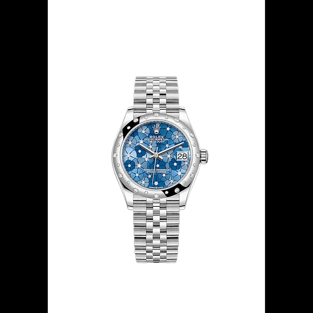 Rolex Datejust 31mm, Oystersteel and 18k White Gold with Diamonds, Ref# 278344rbr-0038