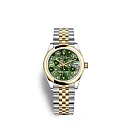 Rolex Datejust 31mm, Oystersteel and 18k Yellow Gold and Diamonds, Ref# 278243-0032