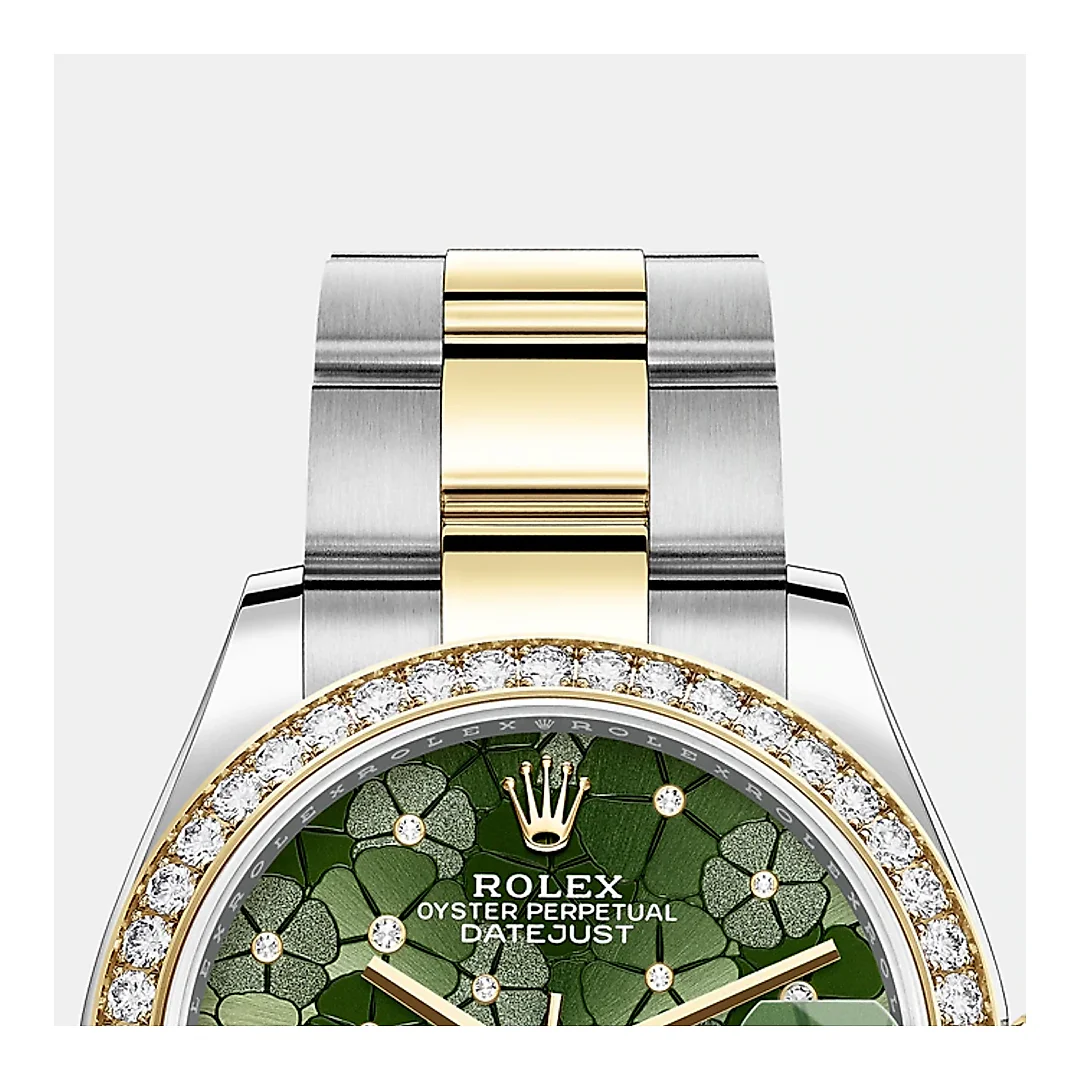 Rolex Datejust 31mm, Oystersteel and 18k Yellow Gold with Diamonds, Ref# 278383rbr-0031