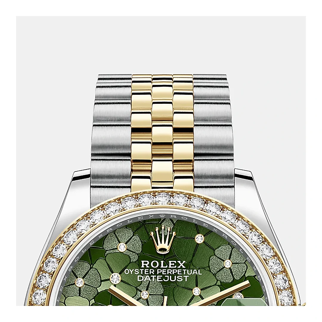Rolex Datejust 31mm, Oystersteel and 18k Yellow Gold with Diamonds, Ref# 278383rbr-0032