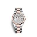 Rolex Datejust 36mm, Oystersteel and 18k Everose Gold, Ref# 126201-0038