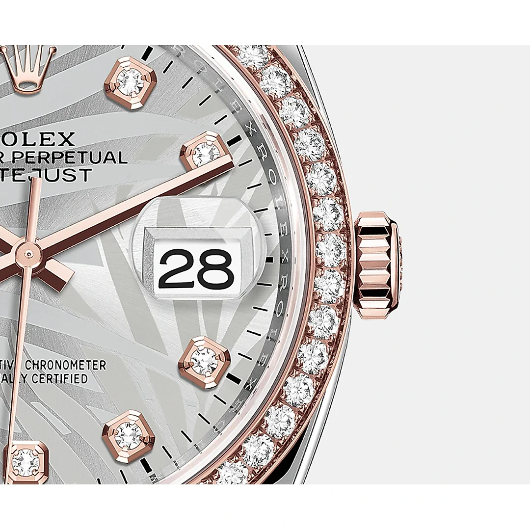 Rolex Datejust 36mm, Oystersteel and 18k Everose Gold, Ref# 126281rbr-0026